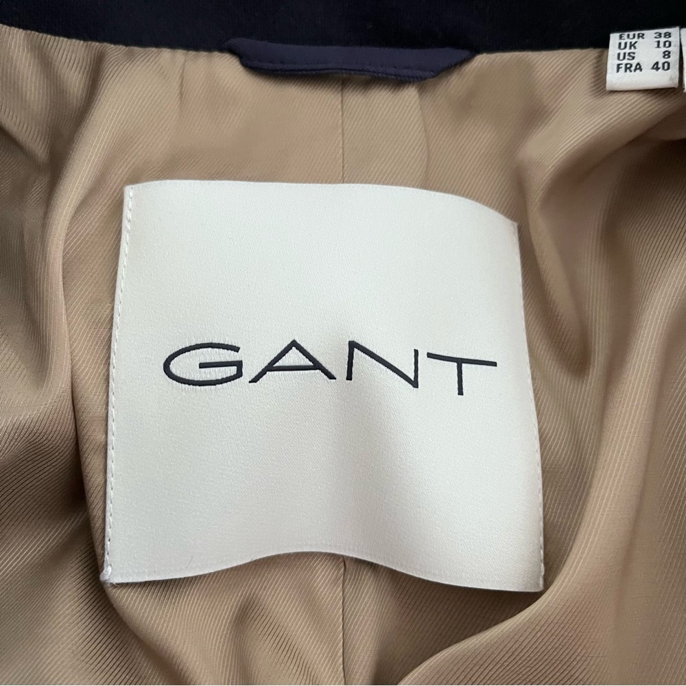 Gant Navy Blue Regular Fit Jersey Blazer Tailored NWT 8 - Picture 7 of 10